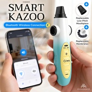 Bluetooth Wireless Smart Kazoo – Dual Mouthpiece ABS Kazoo for Guitar & Ukulele Accompaniment, Porta