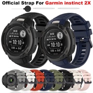 Official Smart Watch Silicone Watchband For Garmin instinct Sports Wristband For Garmin Instinct 2 X Straps Replacement Bracelet