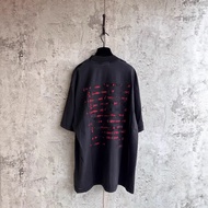 7V9T B-LG New Style Valentine's Day Embroidered Short-Sleeved T-Shirt Loose Version Men