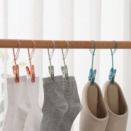 Windproof Plastic Clothes Clip / Portable Bra Socks Clothes Hanger Hook / Quilt Rope Clothespins