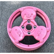 Pink Bear 15 Inch 15x6.0 4x100 4x114.3 Alloy Wheel Car Rims Fit For Honda Toyota Mazda Hyundai MINI Nissan Suzuki Chevrolet