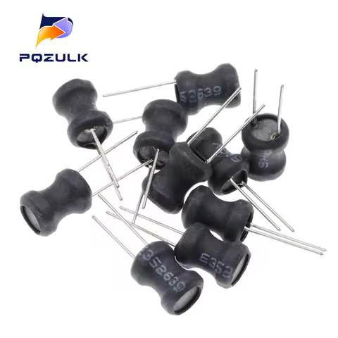 10PCS DIP Power Inductor 8*10mm 2.2UH 4.7UH 10uH 22uH 100uH 150uh 220uH 330uH 470uH 1MH 2.2MH 4.7MH 