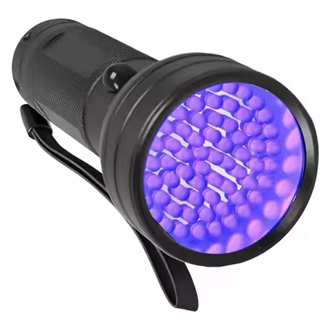 [ABFI!】 Portable UV Light Torch 395NM LED UV Detection Super Strong Ultra Violet