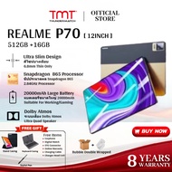 REALME🔥 P70 PRO แท็บเล็ต หน้าจอ Full HD 12 นิ้ว ดีไซน์บางเฉียบ รองรับ wifi/bluetooth 512GB+16GB