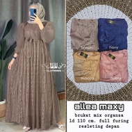 Terlaris Baju Gamis Elegan Baju Muslim Allea Maxy Bj Moslem Mewah