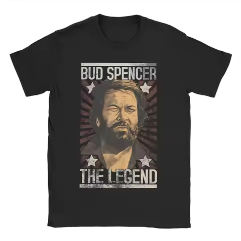 Bud Spencer Banana Joe 1982 for Men Women T Shirts Legend Unique Tee Shirt Short Sleeve Crewneck T-S