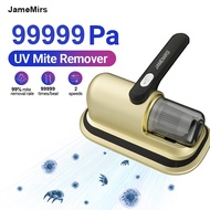 JameMirs 99999Pa UV Dust Mite Vacuum Cleaner Cordless 99% Mite Removal Handheld Vacuum Rechargeable 