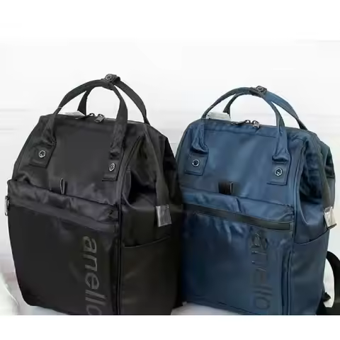 Anello Multifunctional Large‑Volume Water‑Resistant Backpack Laptop Travel Rucksack Unisex Student S