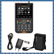 (CSID) V8 Finder2 Satellite Signal Finder FTA DVB-S/S2/S2X LCD Screen Receiver Meter EU Plug Easy In