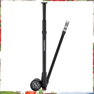 300PSI High-Pressure Bike Pump High-Pressure Front Fork Pump with Schrader Presta Valve Compatibilit