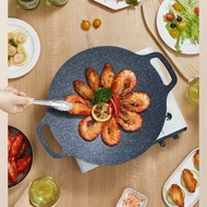 Original 34 CM Conduction Frying PAN / Non-Stick BBQ GRILL PAN / Non-Stick Multipurpose Frying PAN