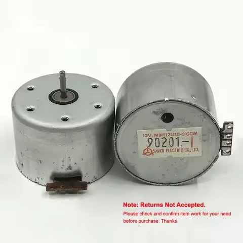 1PC Micro SANKO EG-530YD-2BH Motor DC 12V 2000-4000RPM CCW Motor Capstan Tape Deck Audio Recorder Mo