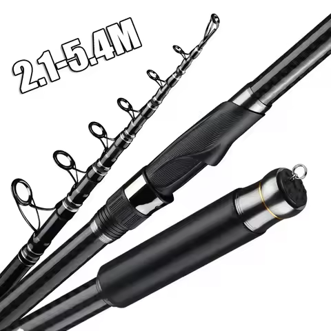 200g Lure 4.5/5.4m Sea Fishing Rod 36T Carbon Fiber Distance Throwing Ocean Boat Fishing Spinning Ro