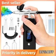 For Pastry, Makeup Painting Airbrush Kit with Compressor, 28/38/48 PSI High Pressure Non-Clogging& 0