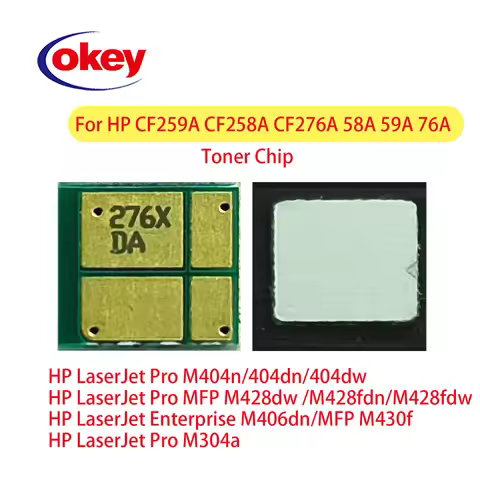 CF259A CF258A CF276A 259A 59A 58A 76A Toner Chip For HP LaserJet Pro M428fdw M404 M304 M406 M403 M30