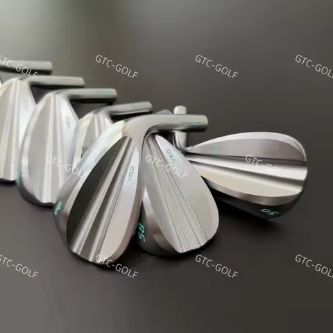 New V3.0 Golf Wedge, Soft Carbon Steel Forged with Cnc Precision Milling, Clear Texture on the Face,