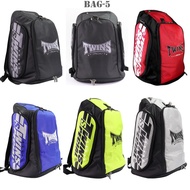Twins Backpack Bag-5 ฺEquipment storage bag Water proof Nylon New logo Muay Thai MMA K1 กระเป๋าเป้ ท