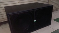 PROMO SALE 20% Subwoofer double 18inch box kayu