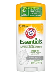 Arm & Hammer Essentials Unscented Men and Women Deodorants -ขนาด 71g ดีโอสติ๊กระงับกลิ่นกาย