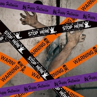 Halloween Decorations, Halloween Caution Tape, 1 Pcs Halloween Fright Warning Tape, Halloween Tape B