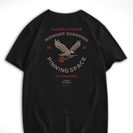 HIJAU PUTIH HITAM Midnight GUARDIAN | T-shirt | Black White Brown Army Navy Green | Faraday X ROADST