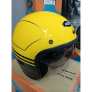 KHI Helmet Retro Half Face Visor RD02 Motorcycle Topi Keledar