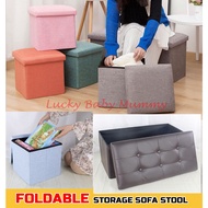 Foldable Storage Stools / Storage Ottomans / Chairs / Sofa / Stools / Storage Sofa / Rainbow Culture