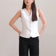 Cozy - Black Vest for Women, Latest Aesthetic Outer Vest for Women, Korean Sleeveless Outer