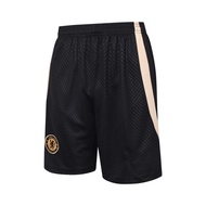 Chelsea 2324 Mens Short Sleeve Football Training Kit round Neck T-Shirt Sports Shorts Pocket Large S