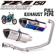 For YAMAHA FZS150 FZS 150 Motorcycle Exhaust Connection Middle Front Link Pipe Escape Moto Muffler M