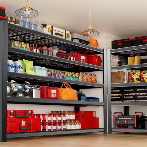 Heavy Duty Garage Shelving,5-Tier Storage Shelves(84" Hx24 Dx55 W),3050LBS Capacity Industrial Shelv