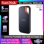 SanDisk E61 Extreme Portable SSD 1050MB/s Read Speed 1050MB/s Write Speed 500GB 1TB 2TB 4TB 12BUY