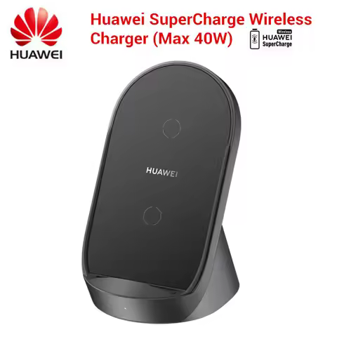 Original Huawei SuperCharge Wireless Charger Stand 40W CP62 Car Charger For P40 Pro Mate 30 Pro for 