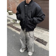 Phong Cách Mỹ Bomber Short Baseball Áo Khoác Mùa Xuân Nam Mùa Thu Xu Hướng High Street Pilot Áo Khoá