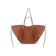 2026 Spot Polene Polene Wings Bag Cyme Cowhide Bucket Bag Handbag Tote Large Capacity Commuter Women