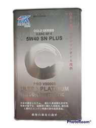 FUKUOKA PRO V5000S GOLD SERIES 5W40 SN PLUS FULLY SYNTHETIC MOTOR OIL 4L