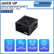 Juice Up CorePower 550W 24-Pin 12V ATX PSU Power Supply - 550W
