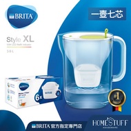 BRITA - [一壺七芯] Style 3.6L 智型濾水壺 + Maxtra+濾芯 六件裝