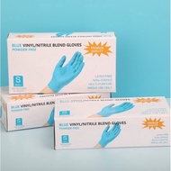 (TS)VINYL/NITRILE BLEND POWDER FREE LATEX FREE MULTI-PURPOSE DISPOSABLE GLOVES