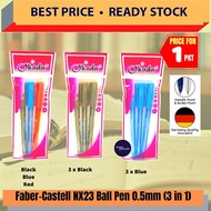 Faber Castell NX23 Ball Pen 0.5 Set (3 in1) / Ball Pen / NX23 / 0.5mm Ball Pen