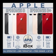 Iphone 8 | 8 Plus 64Gb 256Gb Original Fullset Garansi Resmi - Afaphone - Black Silver Gold Red