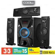 3 in 1 Wireless Bluetooth Lighting Digital Audio System Subwoofer HIFI Speaker 12000 Watts P.M.P.O