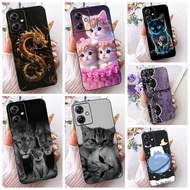 Case For Motorola Moto G54 / G84 5G Silicone Lovely Cartoons Painted Soft Back Cover Phone Case For 