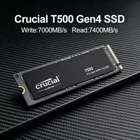 Crucial T500 7300MB/s High Speed Gaming Drive 1TB PCIe Gen4 NVMe M.2 SSD OEM Original CT1000T500SSD8