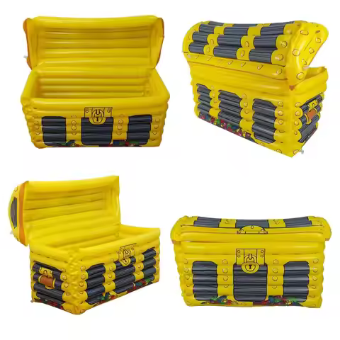 INS Inflatable Treasure Box Ice Bucket Creative Ice Drinks Juicer Fruit Holder Funny Festive Hawaii
