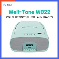 welle CD Player Portable FM Radio Good Sleek Design Music Player USB BT AUX