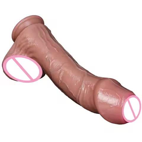 12.2in Huge Double Layer Silicone Dildo Butt Plug Super Anal Plug Anus Expansion Vaginal Masturbator