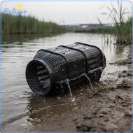 Reinforced Fishing Trap Net Foldable Fish Cage Basket for Catching Eels Crayfish and Shrimp in River