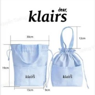 [HB+Gifts] Dear, Klairs blue drawstring bag