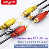 3RCA Male to 3 RCA Male Composite Audio Video AV Cable Plug 3X RCA Retail & Wholesale 1.5M 3M 5M 10M